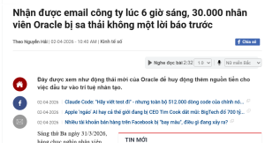Layoff ngành công nghệ và AI